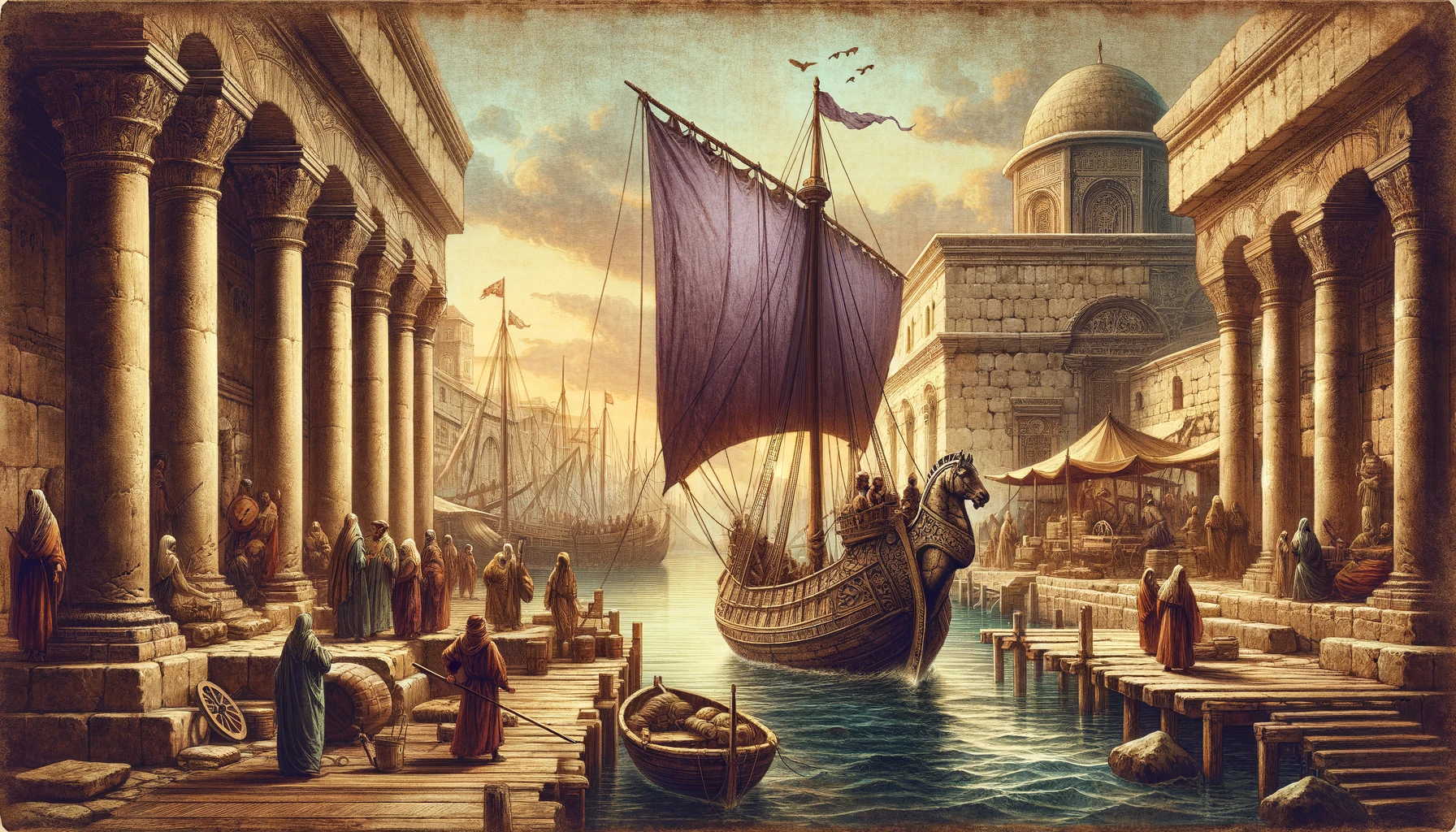 image of Phoneician ship